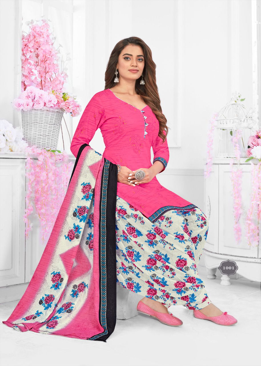 Kesariya Patiyala Vol 1 Printed Cotton Dress Material Catalog